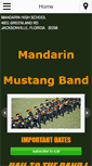 Mobile Screenshot of mandarinband.com