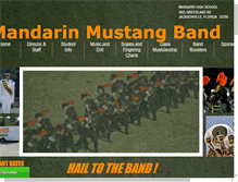 Tablet Screenshot of mandarinband.com